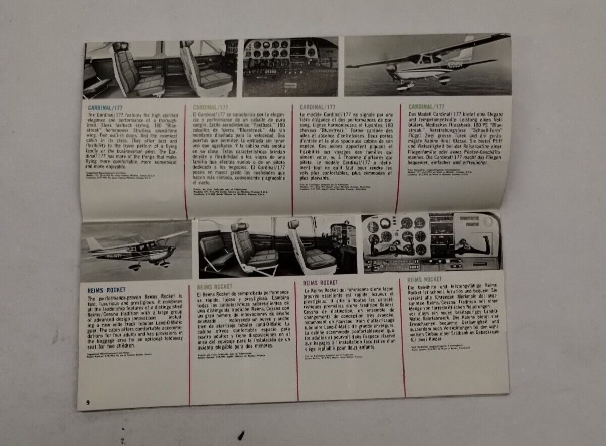 Cessna 1971 Annual Catalog-Original