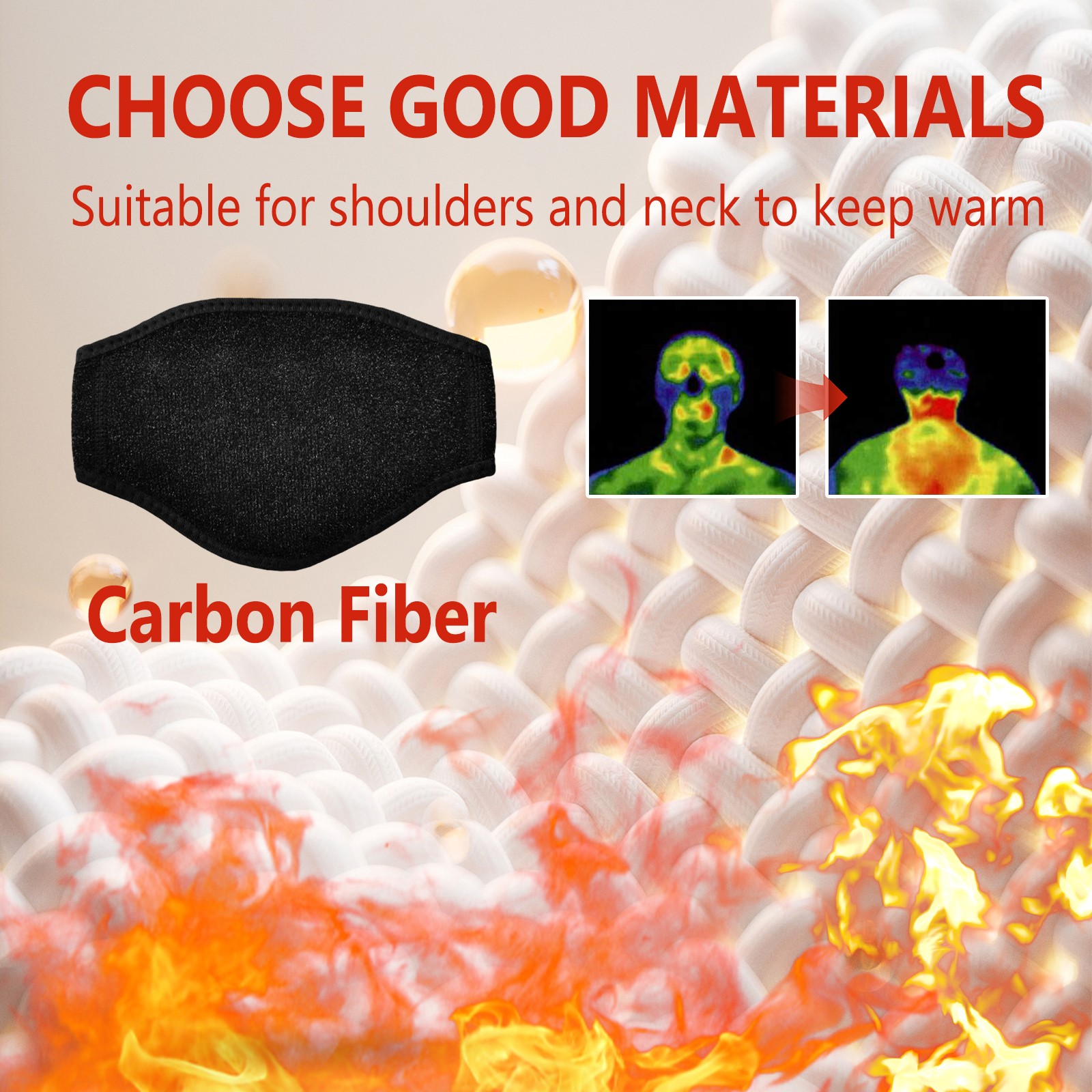 self-heating shoulder and ne hot pr belt to relieve lumbar
