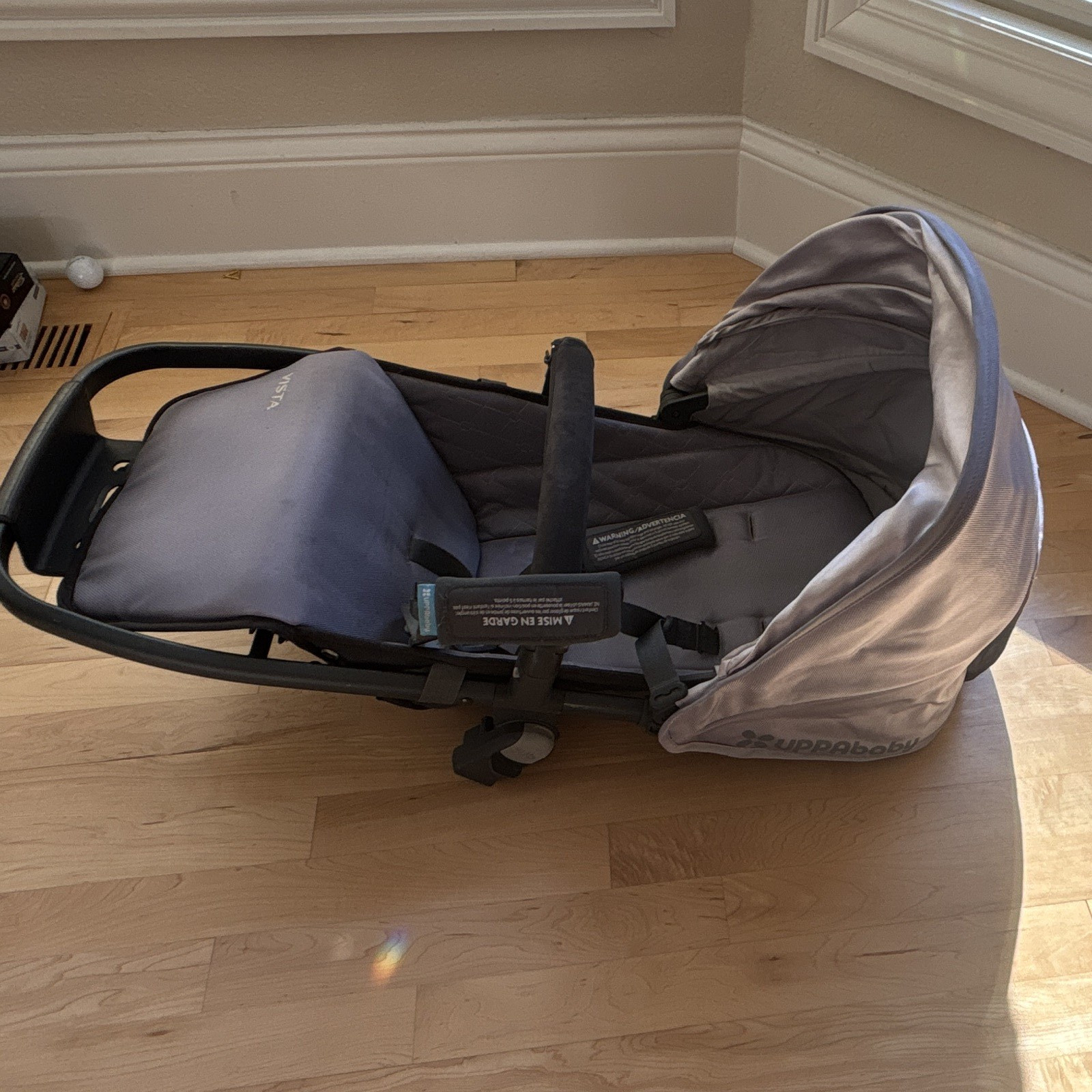 UPPAbaby VISTA v2 rumble Seat Canopy, Gray, Works on v3