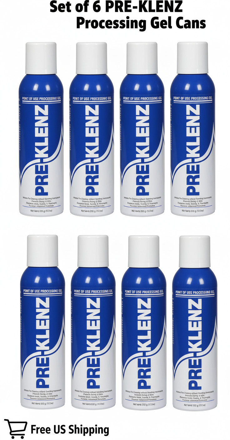 Steris Pre-Klenz Instrument Pre-Cleaner Gel 13.5 oz Surgical Use Set of 6