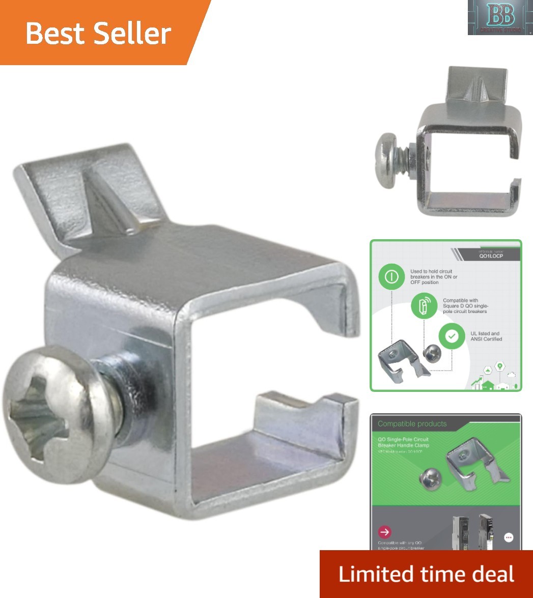 Square D QO Lock-Off Kit - 1-Pole Circuit Breaker Safety Lock, Easy Installation