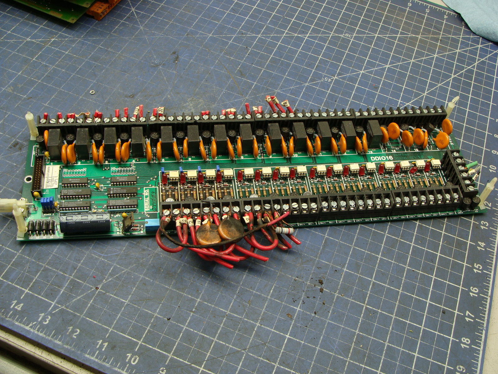 DANFOSS 16 POSITION CONTROL/INTERFACE BOARD DDIO16 REV 1.5