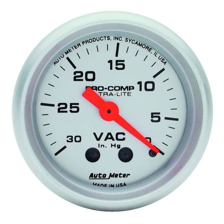 AUTOMETER 4384 Vacuum 30in Hg. Mini Ult