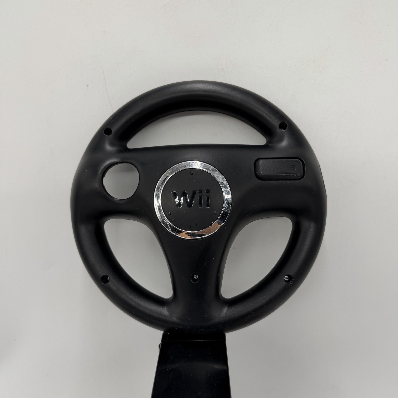 Nintendo Wii Black RVL-001 Bundle Tested Remote Wheel Pro Controller Gamecube