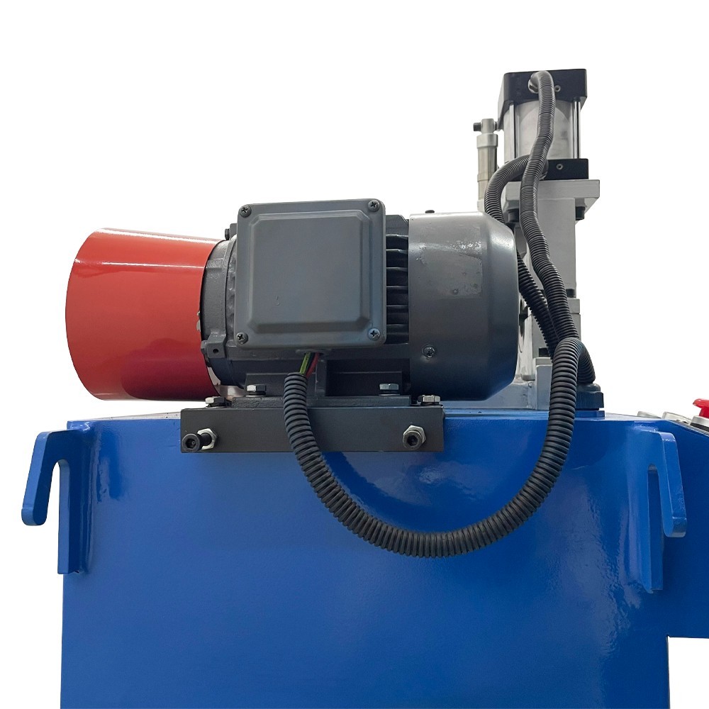 220V 0.75KW 3PH Single Head Pneumatic Chamfering Machine Burr Removal Machine