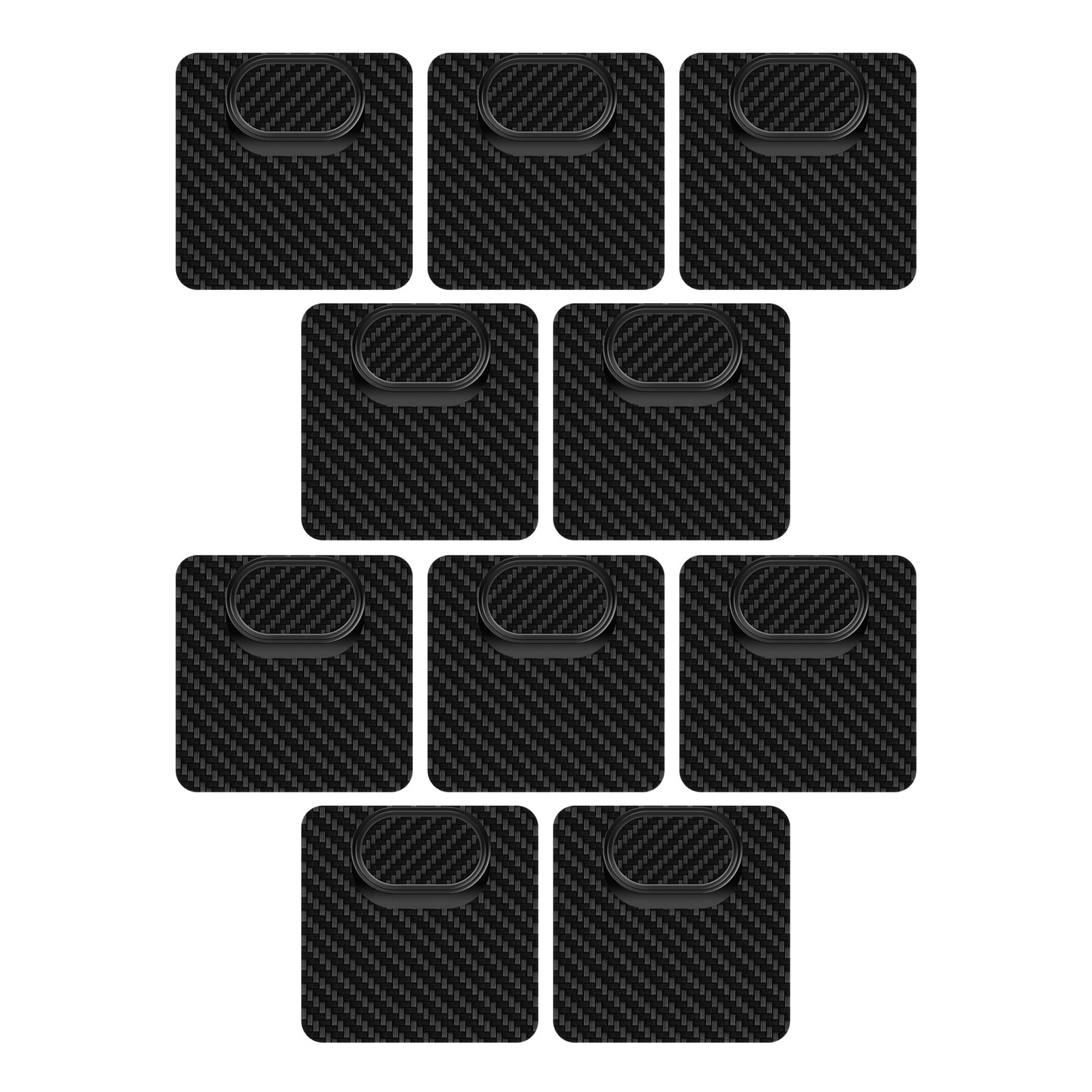 10PCS Car Mat Fixing Buckle Non-slip Sticker Foot Pad Carpet Self-adhesive Clamp