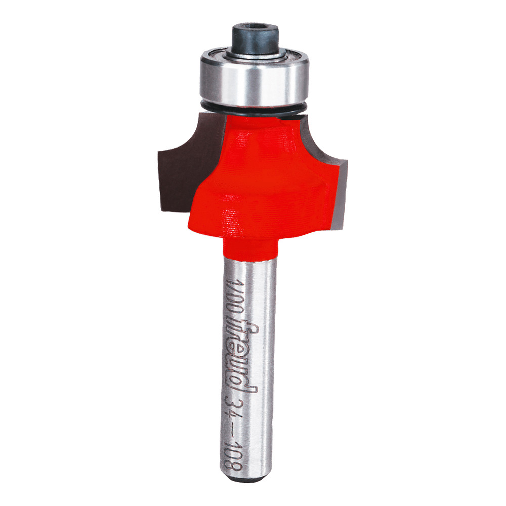 NEW FREUD 34-108 CARBIDE 3/16" RADIUS ROUNDING OVER ROUTER BIT  1/4 SHANK