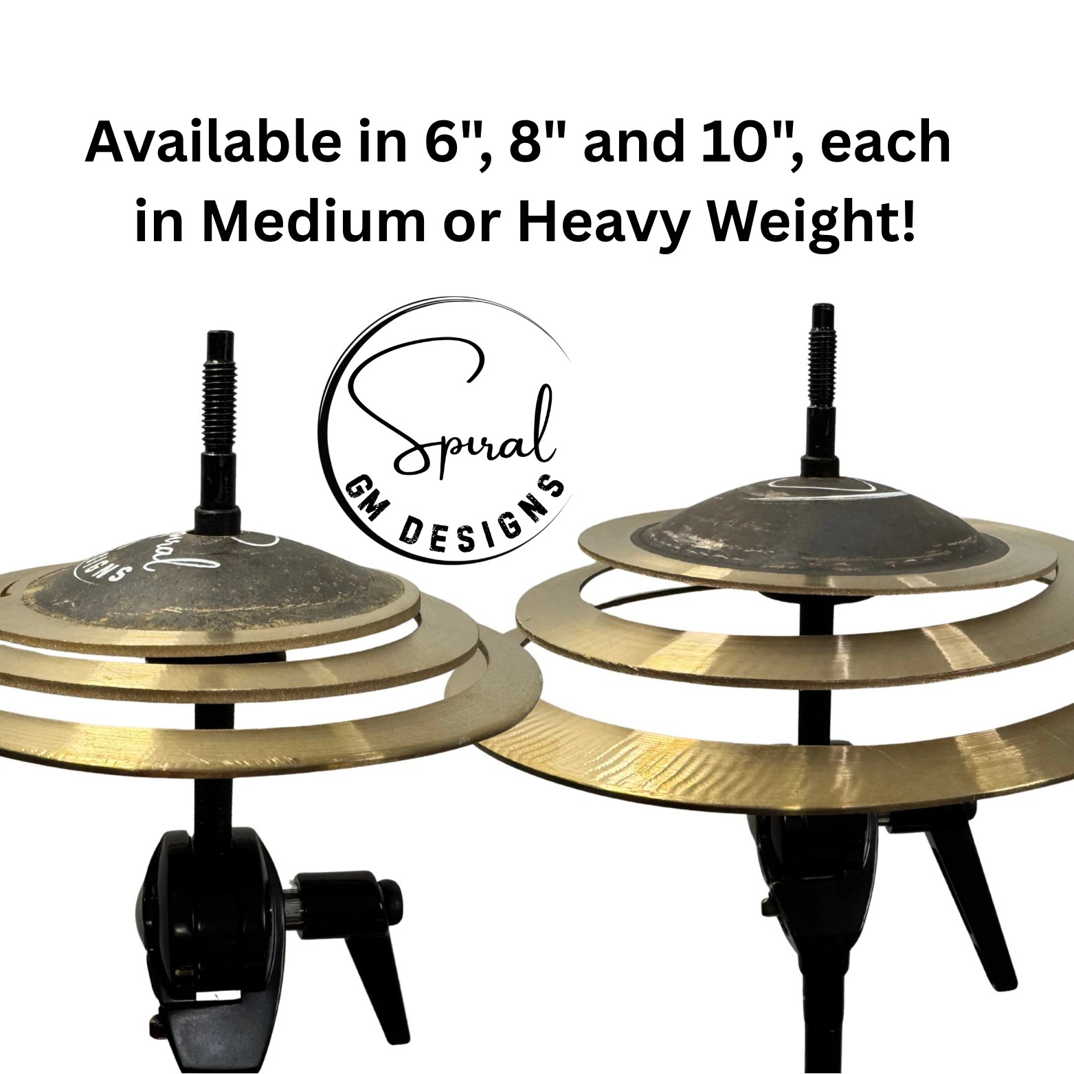 6" GM Designs Mini Medium Weight Spiral - Unusual Shape & Sounds!