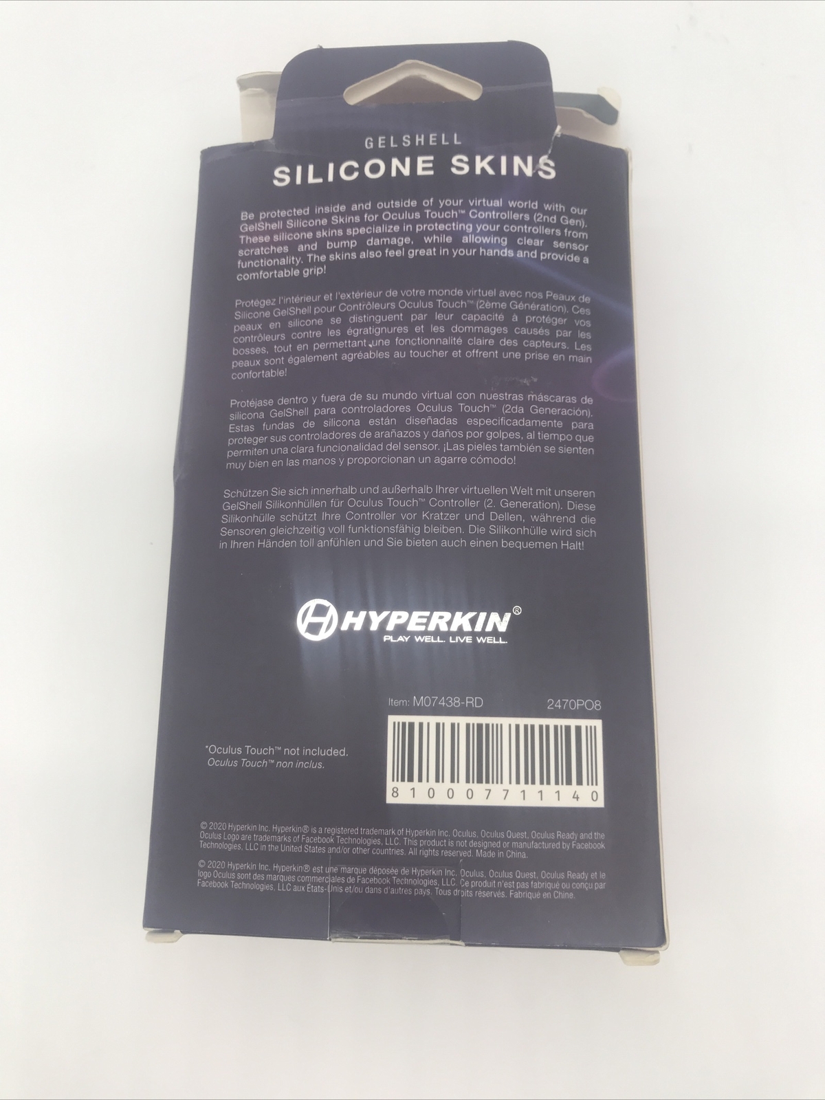 Hyperkin GelShell Silicone Skins for Oculus Touch Controllers -.23