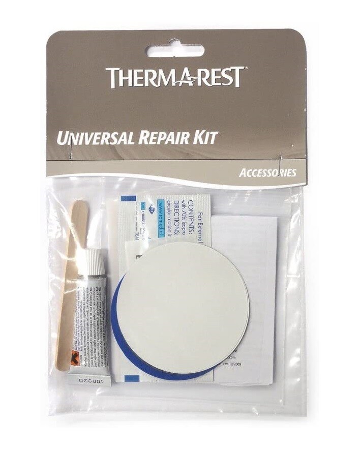 THERMAREST PERMANENT HOME REPAIR KIT INFLATING SLEEP MAT PUNCTURE REPAIR KIT