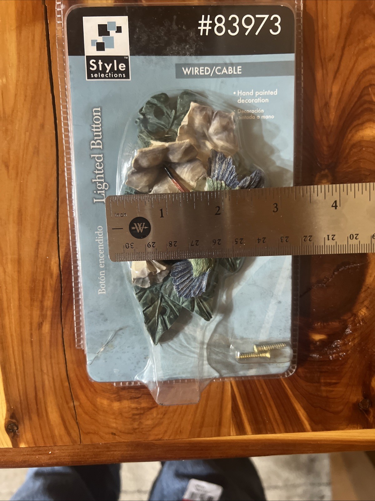 Lamson & Sessions Style Selections Hummingbird Wired Doorbell Lighted Button
