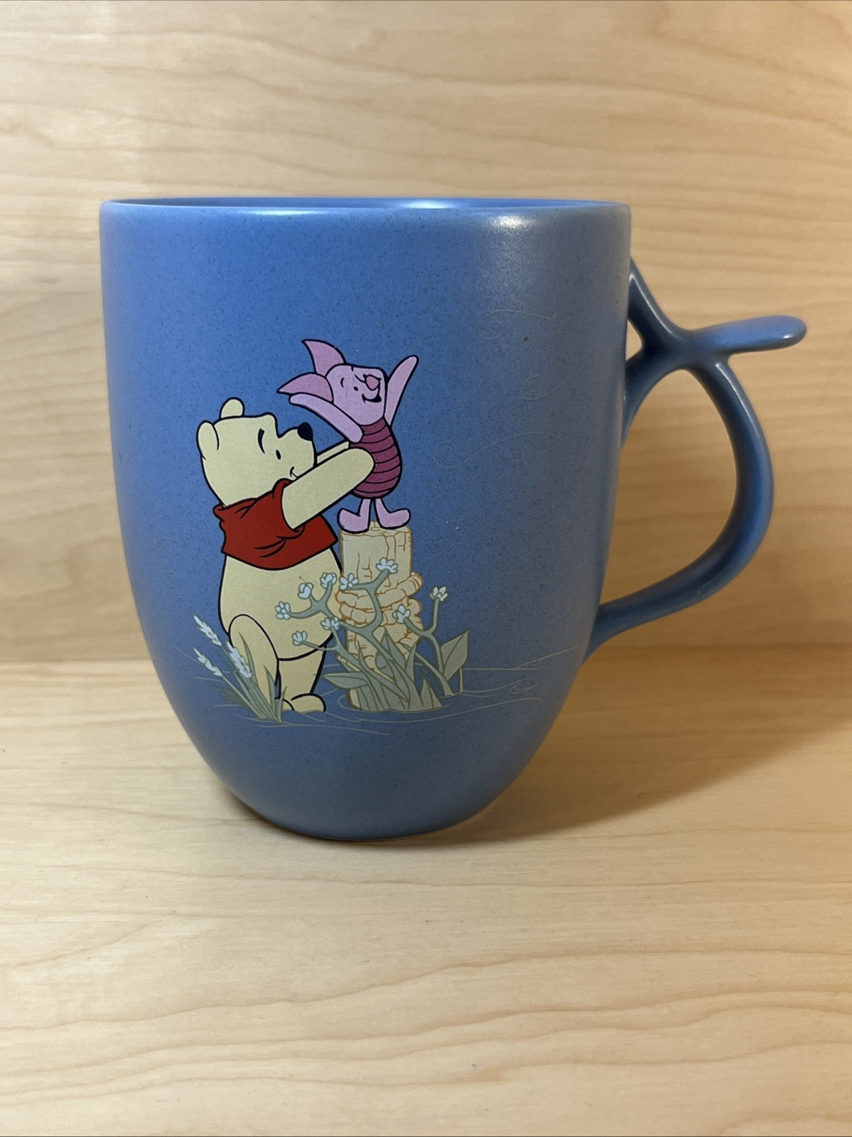 Winnie The Pooh And Piglet Disney Store Ceramic Mug, Blue