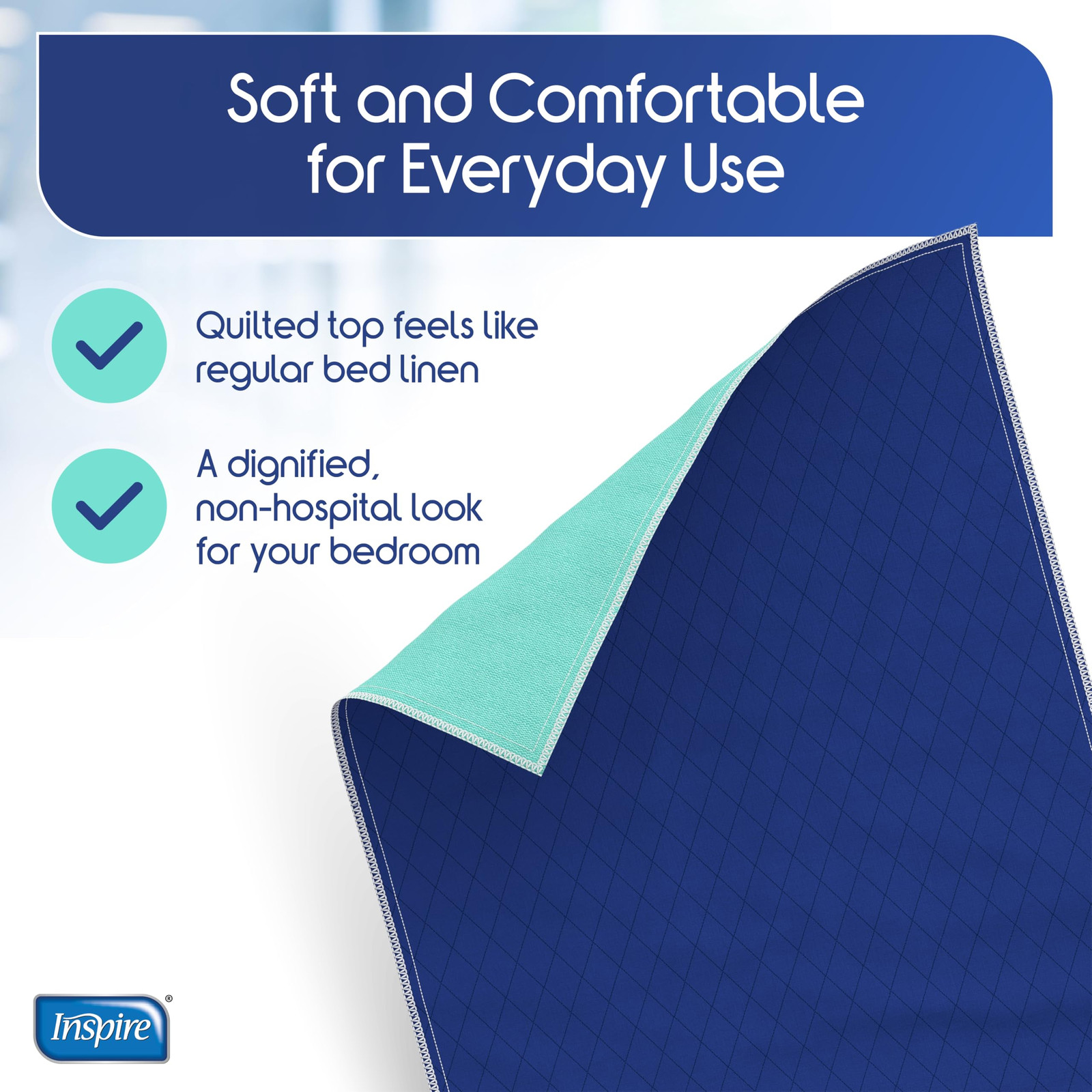 Waterproof Mattress Protector, 2 Pack - Dark Colored to Hide Stains, Extra La...