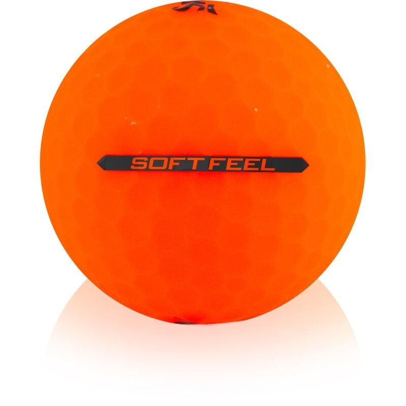 36 MINT Srixon Soft Feel Matte Orange AAAAA Used Golf Balls