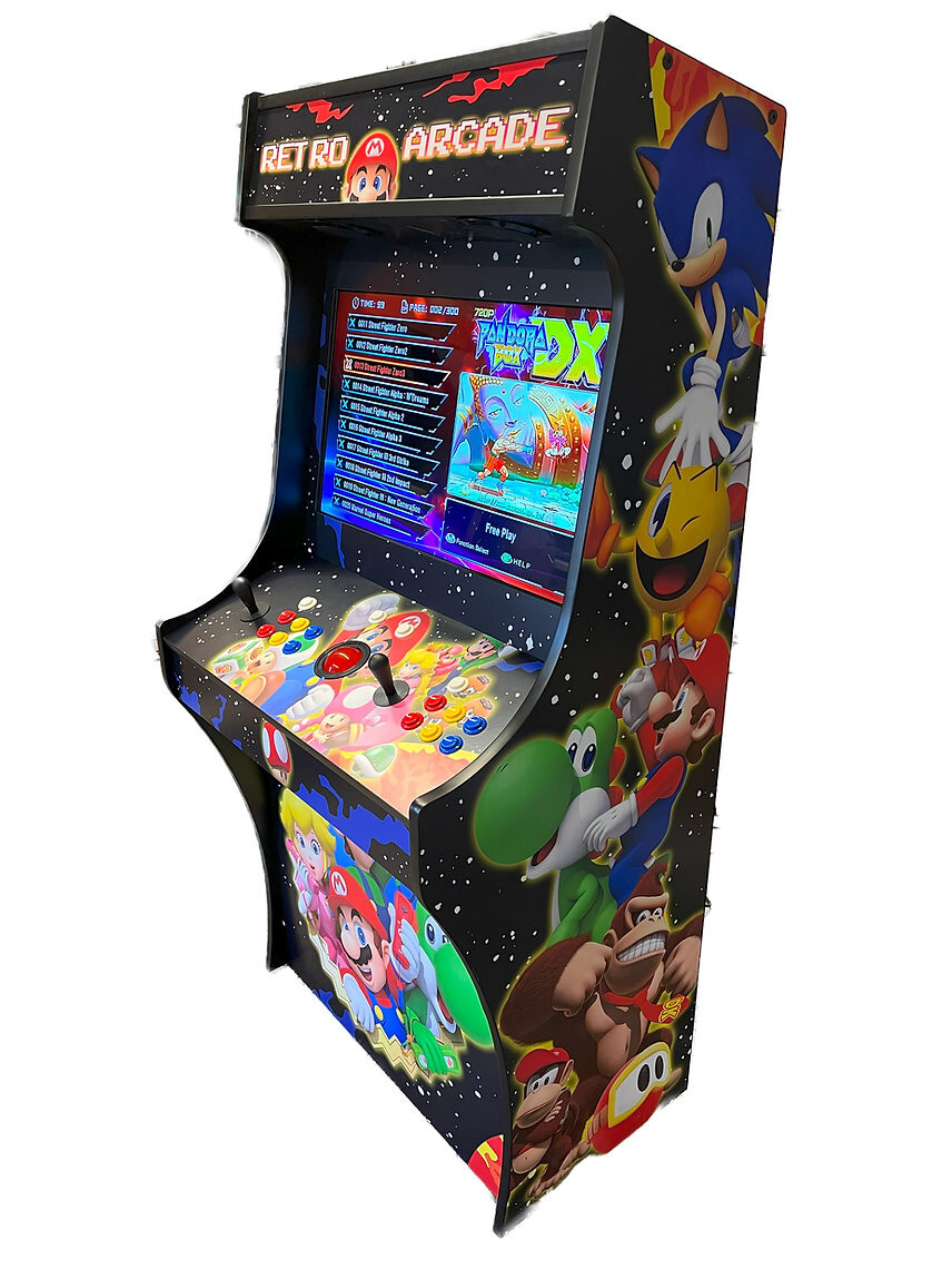 Two Player Upright Arcade With 3000 Games and Trackball