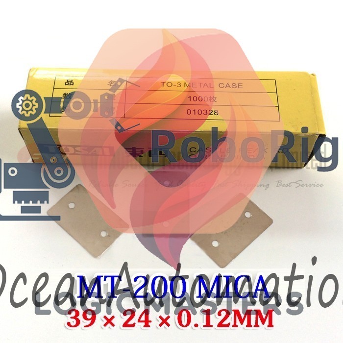 MT-200 Metal Case Power Transistor MICA Insulator Stiff Transparent x 100PCS