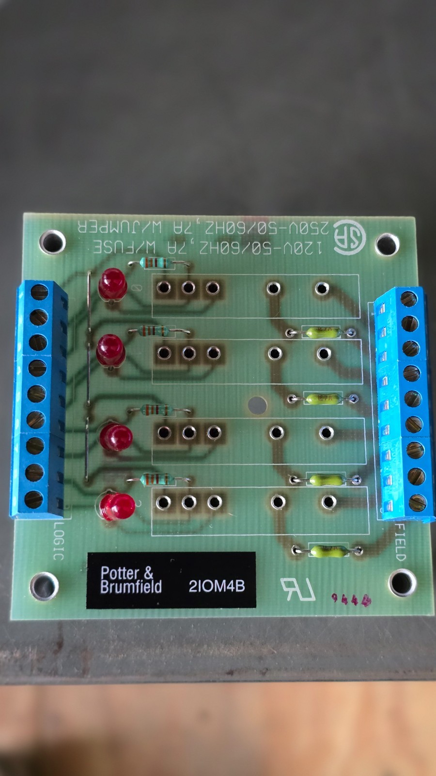 POTTER & BRUMFIELD 1086 2I0M4B SOLID STATE RELAY BOARD