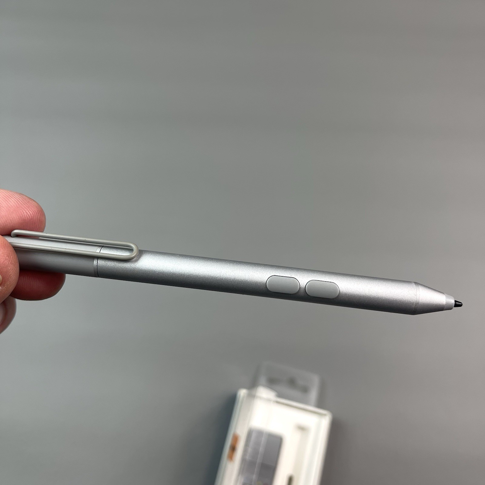Microsoft Surface Pen Stylus Silver Model 1710 Surface Pro 3 4 Book w/ Tips
