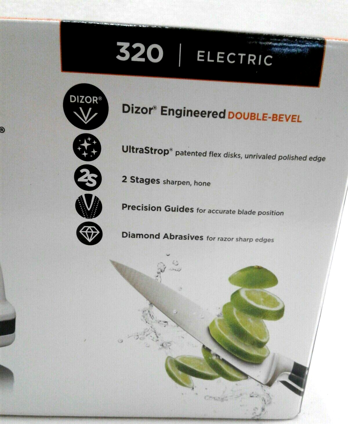 Chef's Choice Dizor Engineered Double-Bevel Edge 320 Electric Knife Sharpener