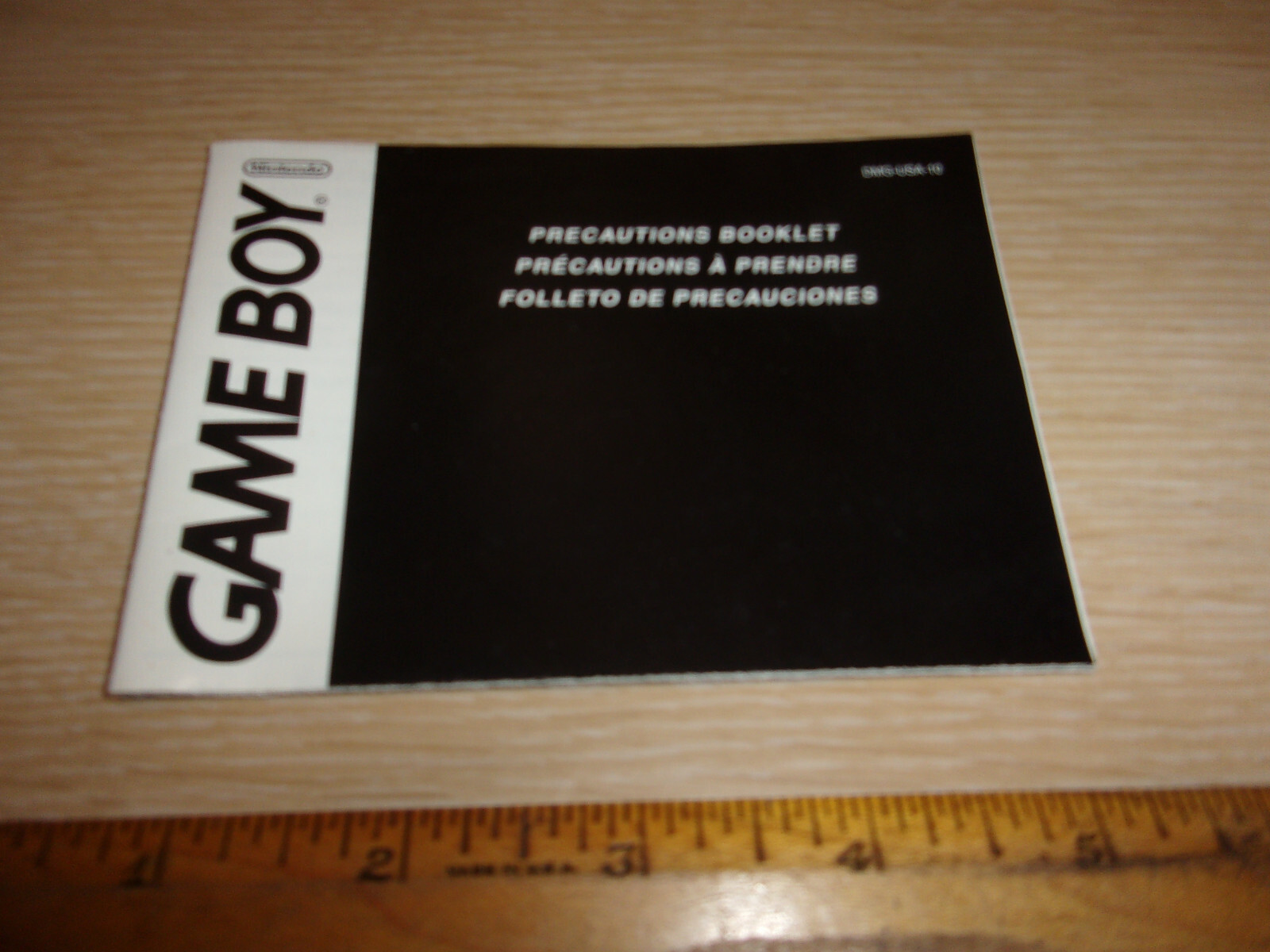 NINTENDO MANUALS GAME BOY ADVANCE SYSTEM PRECAUTIONS BOOKLET