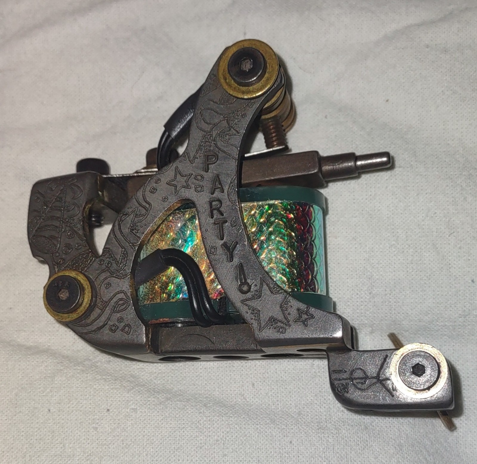 Tattoo Machine -  Lucas Ford "One Off" Professional Engraved Coil Liner
