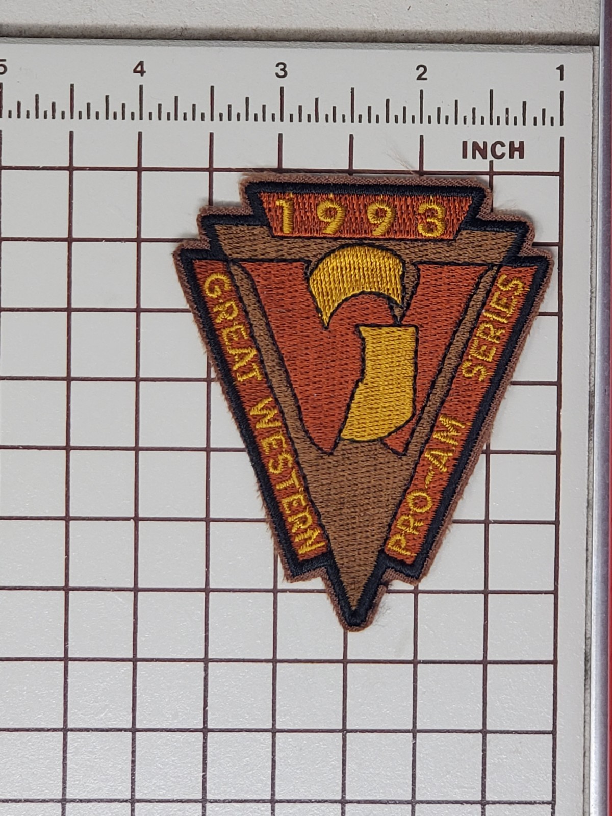 Early 90s Paintball Patch - 1993 Great Western Pro-Am Series Portland Reno Tahoe