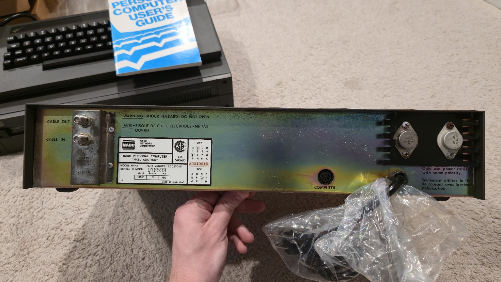 NABU Personal Computer in Complete in Box with Modem Tested and Working