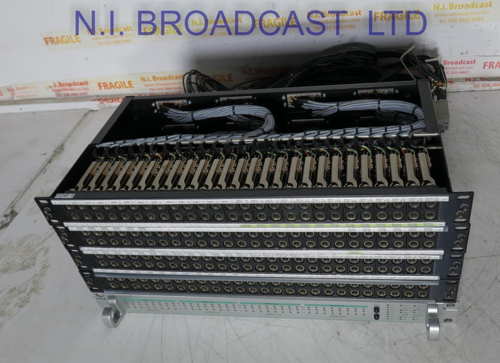 Dotec  Andiamo  32channel madi AD / DA converter with jackfields +cables