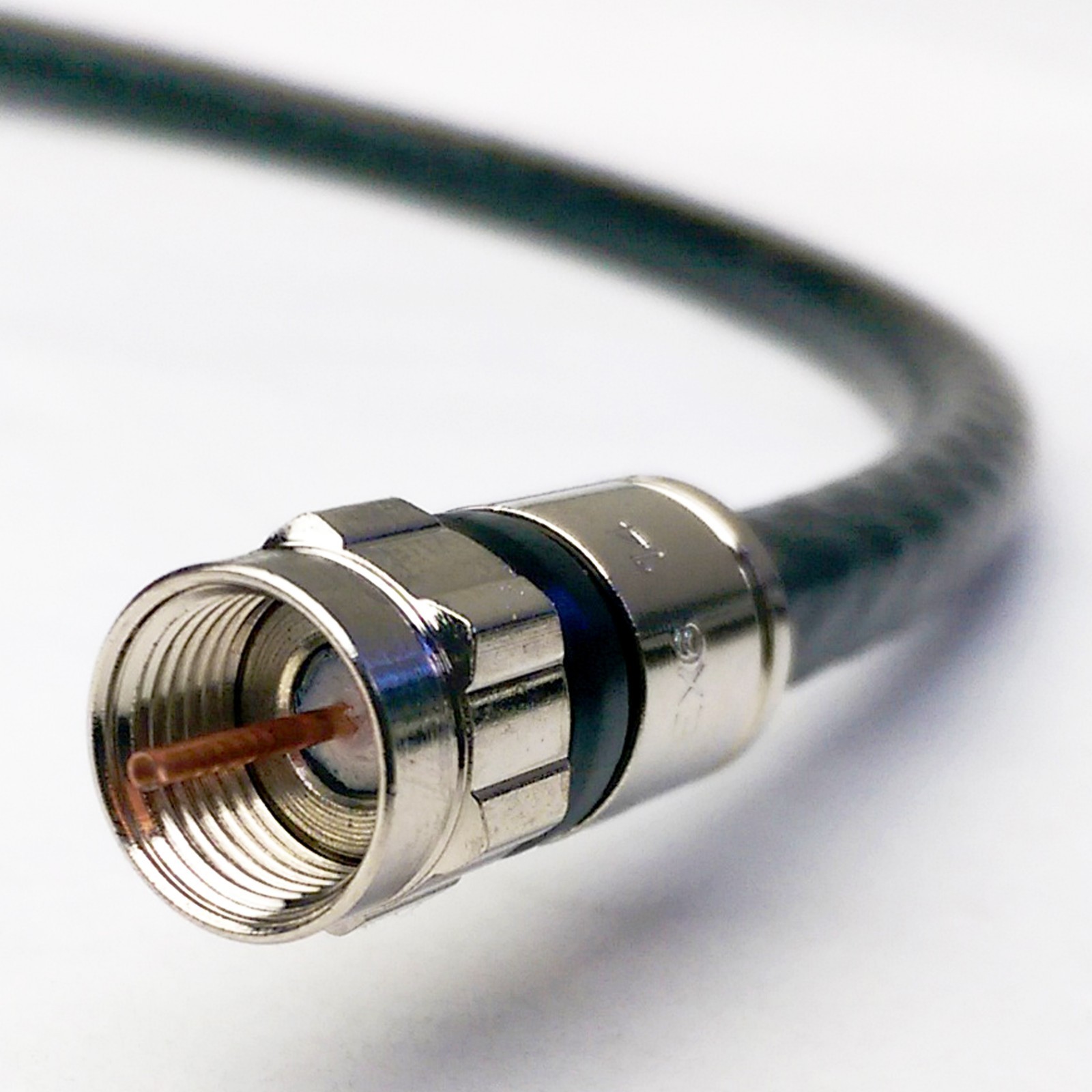 MADE IN USA TRI-SHIELD RG6 COAXIAL PATCH CABLE 75 OHM 18AWG ANTI-UV COMPRESSION