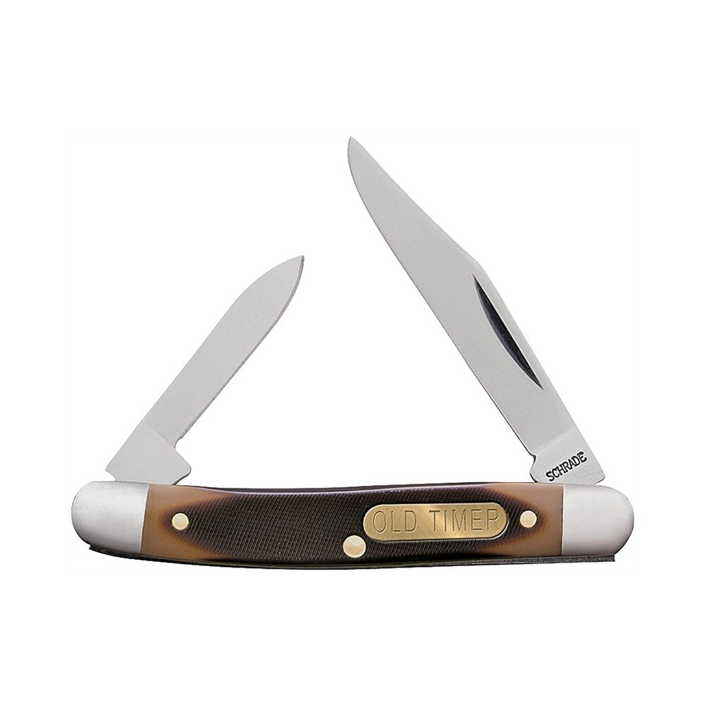 Shrade Old Timer Minuteman Pocket Knife, 2 3/4 inch Closed, Boxed