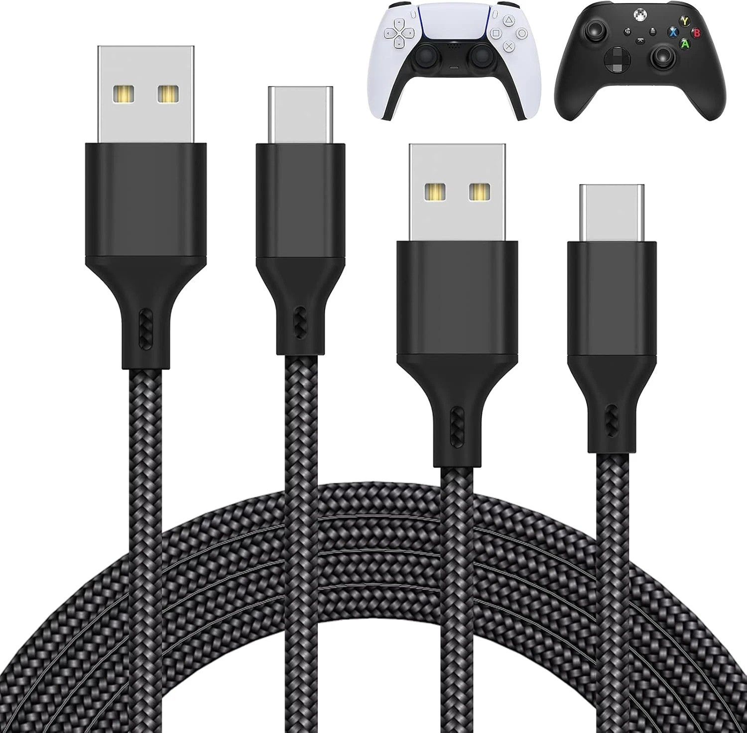 MENEEA Charger Charging Cable for PS5/PS5 Pro Controller,For Xbox Series X/S,For