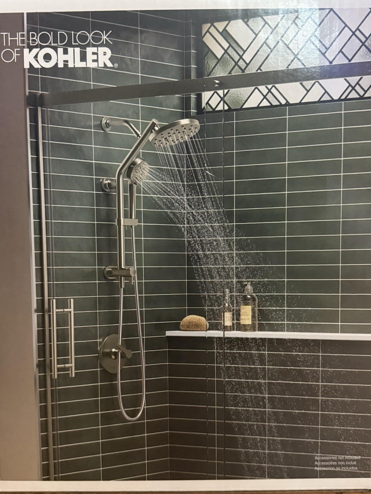 Kohler Hydrorail 3-in-1 Multifunction Shower System - Brushed Nickel - NOB