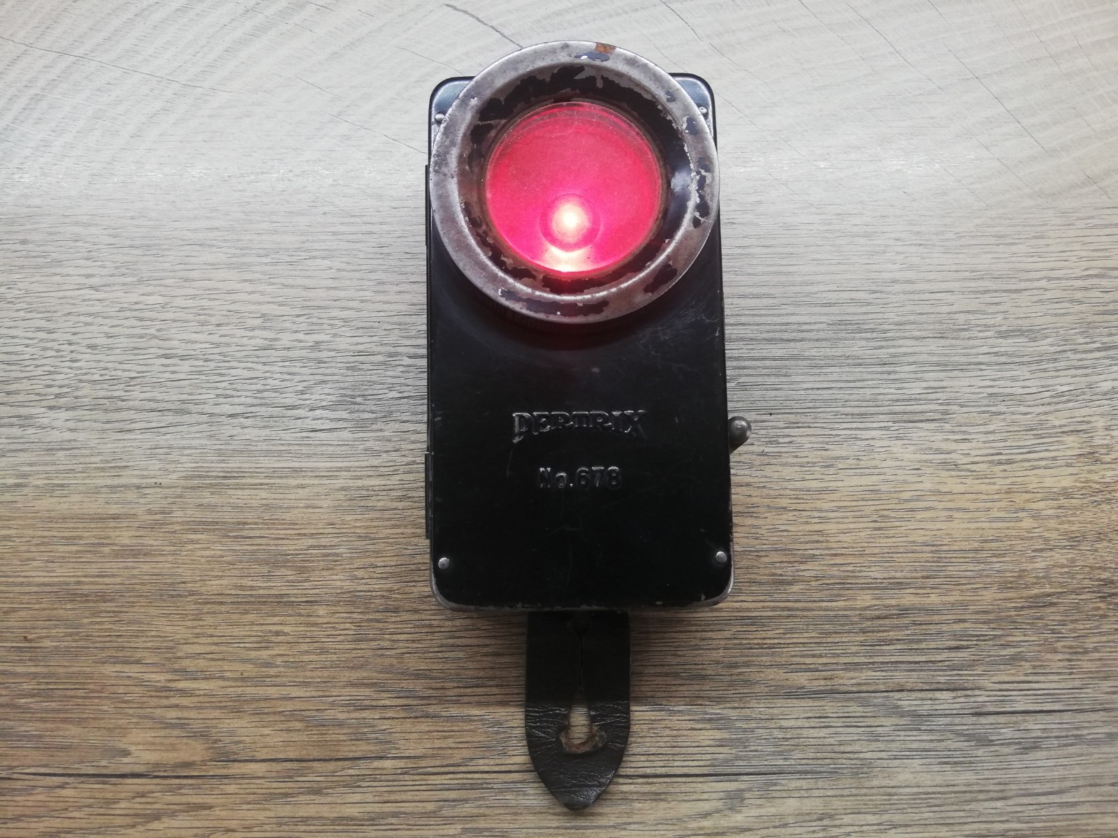VTG WWII WW2 GERMAN WEHRMACHT 4 COLORS SIGNAL TORCH FLASHLIGHT PERTRIX #678