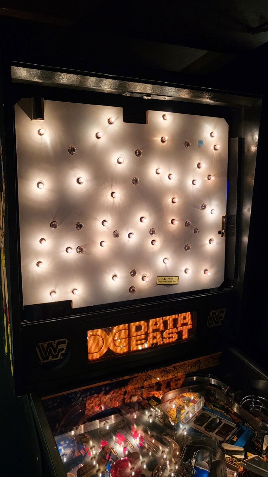 WWF / WWE ROYAL RUMBLE PINBALL MACHINE (NICE!) - DATA EAST