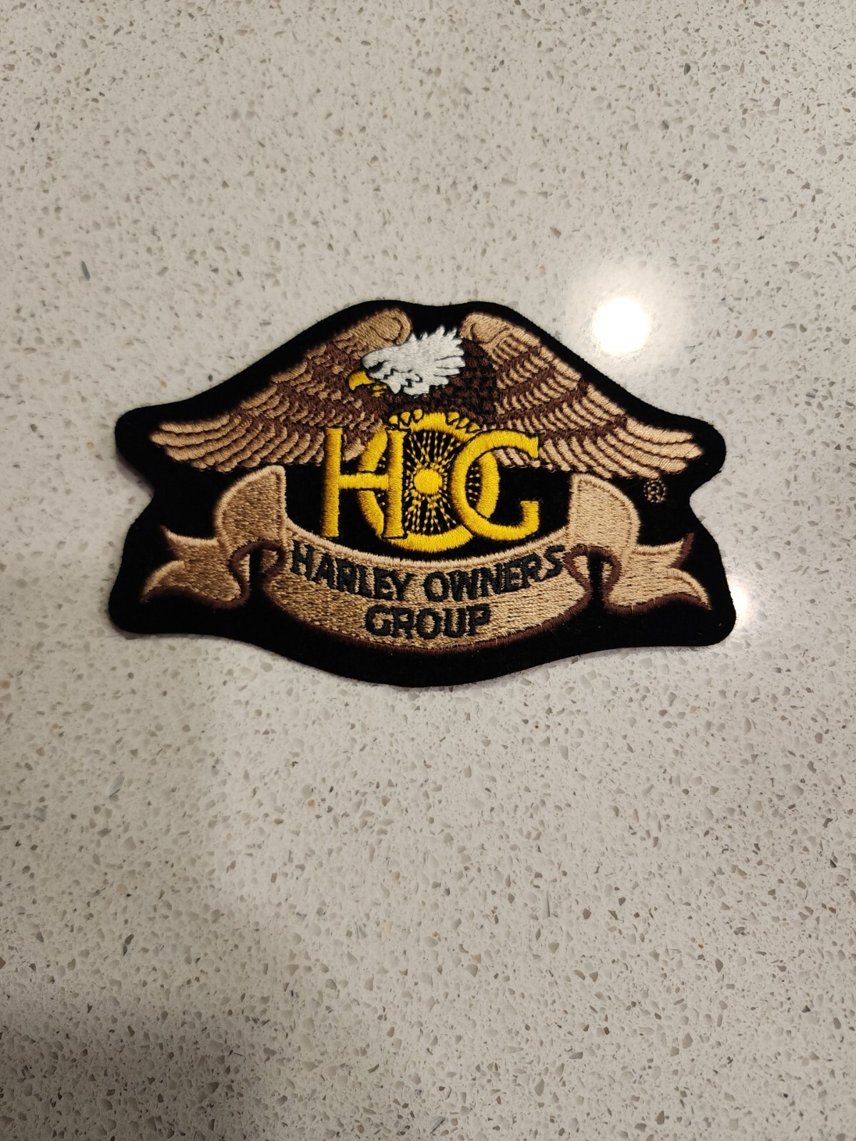 Harley Davidson Bike Owners Group HOG Patch Eagle Wings Wheel Iron or Sew On