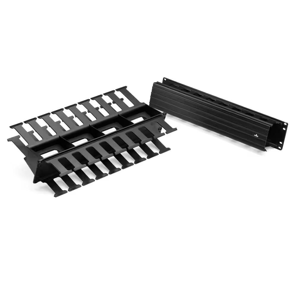 Cable Management Solutions 2RU 3 In. X 3 In. Front 2 In. X 4 In. Rear Horizontal