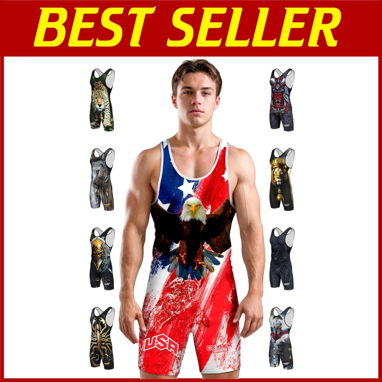 Versatile Wrestling Singlet - Brazilian Jiu-Jitsu, Boxing*