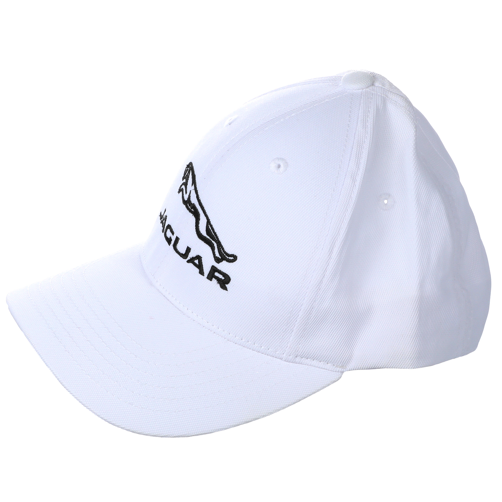 Jaguar White Strapped Cap Adjustable