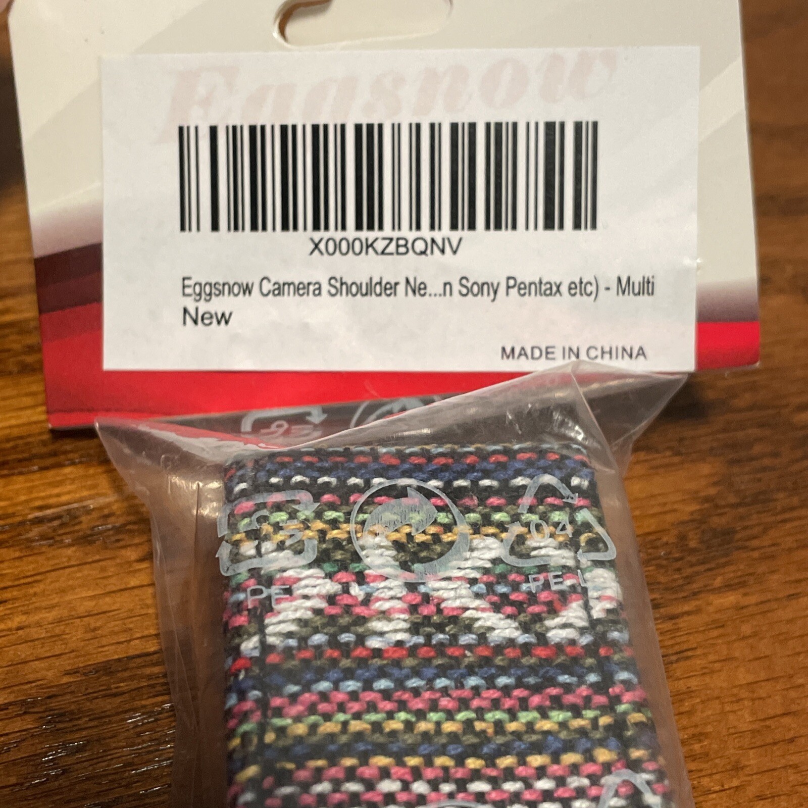 Camera Shoulder Neck Strap Universal Multicolor Woven Tribal Print Eggsnow
