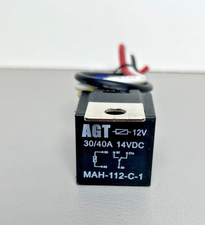 Relay AGT, 30/40A, 14VDC, MAH-112-C-1 with Pig Tail Plug