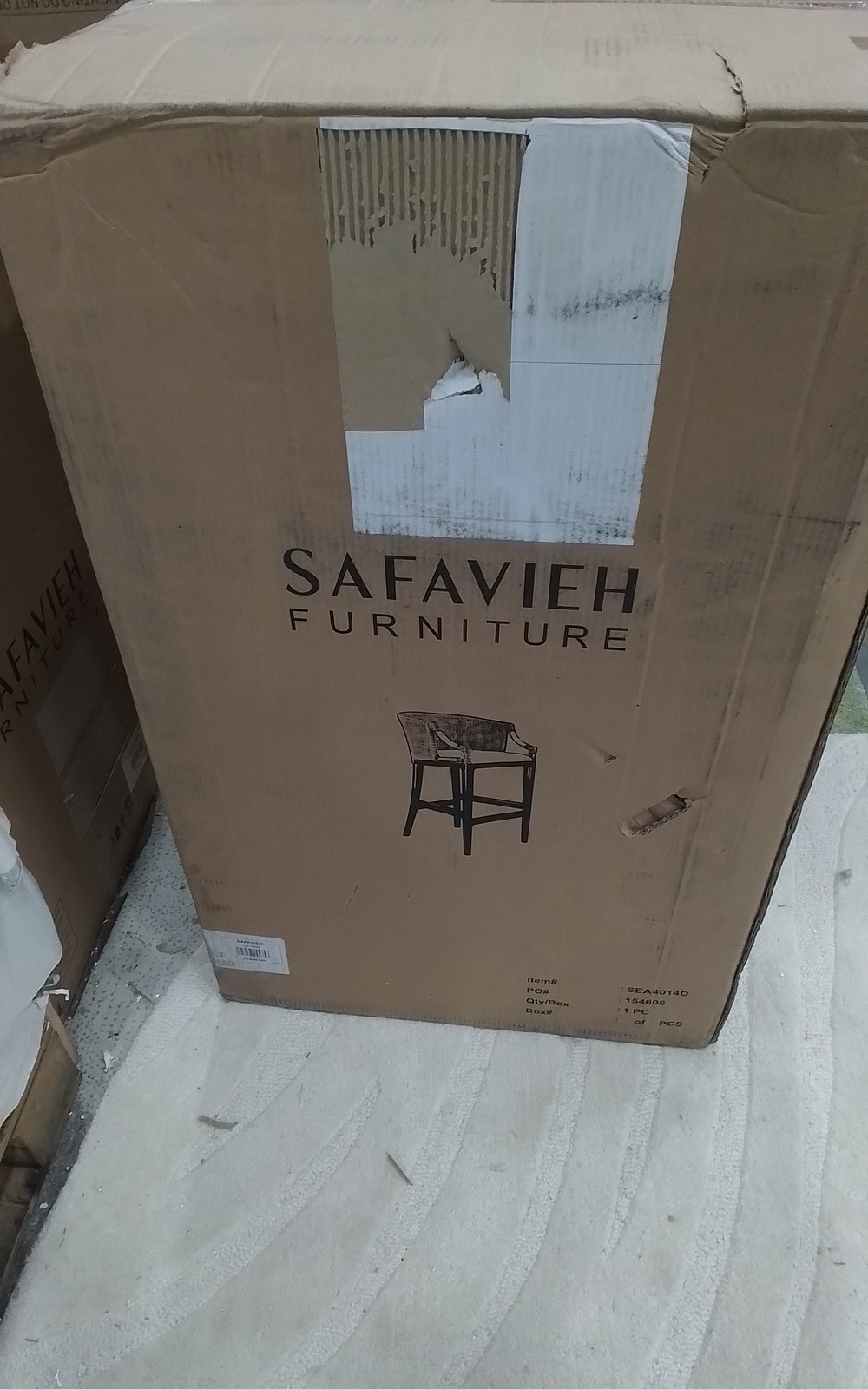 Safavieh BRANDO BARSTOOL, Reduced Price 2172781622 SEA4014D