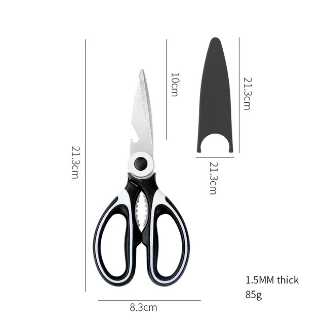 Heavy Duty Kitchen Shears Scissors Stainless Steel Multipurpose Ultra Sharp New