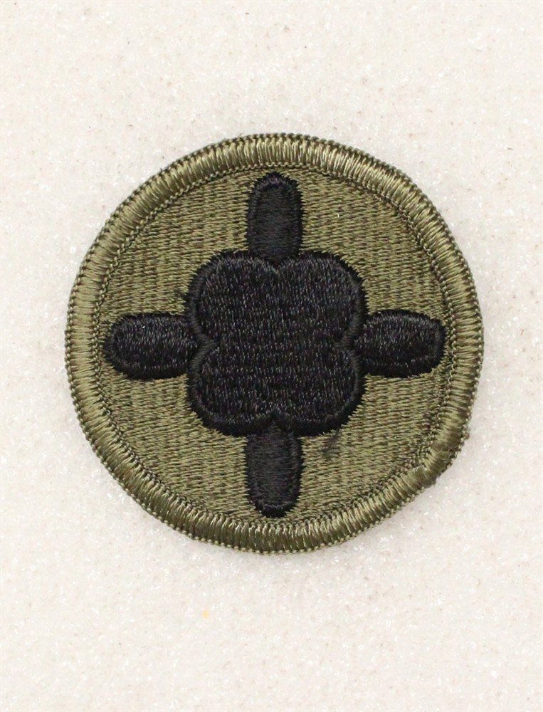 Army Patch: 184th Transportation Command - subdued w/merrowed edge