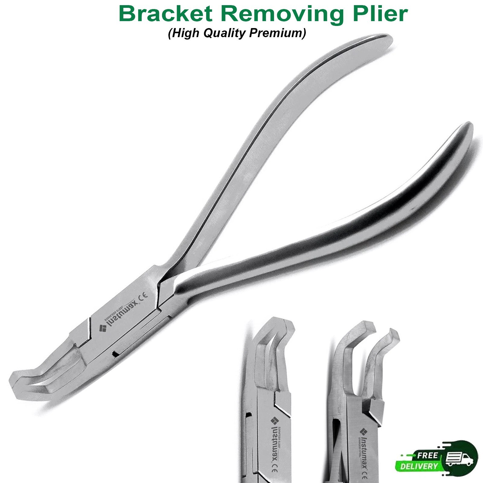 Dental Bracket Removing Plier Curved Ortho Braces Remover Surgical Instrument