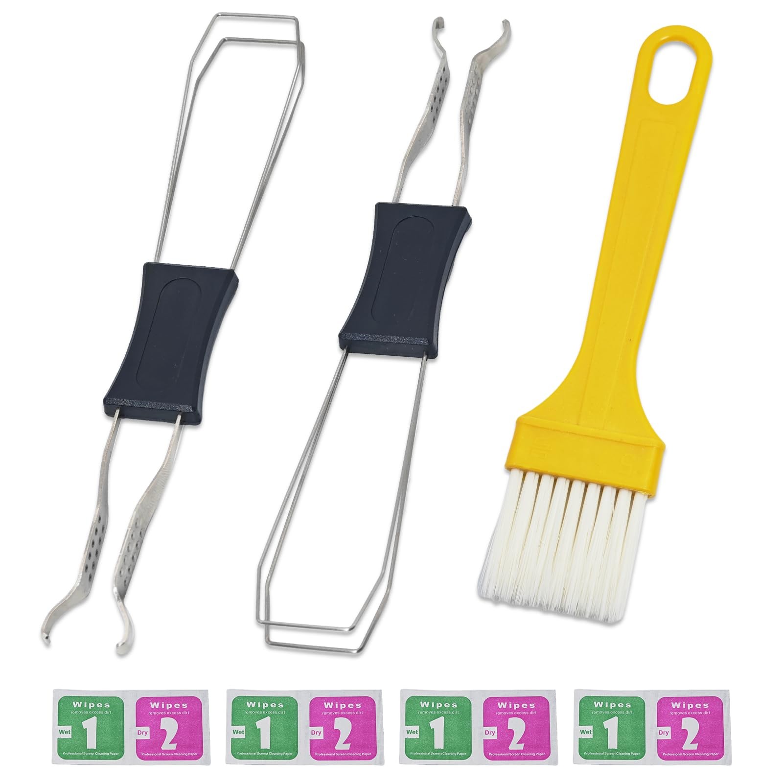 3 Pack Keycap Puller Kit Keyboard Key Remover w/ Cleaning Brush FROM USA