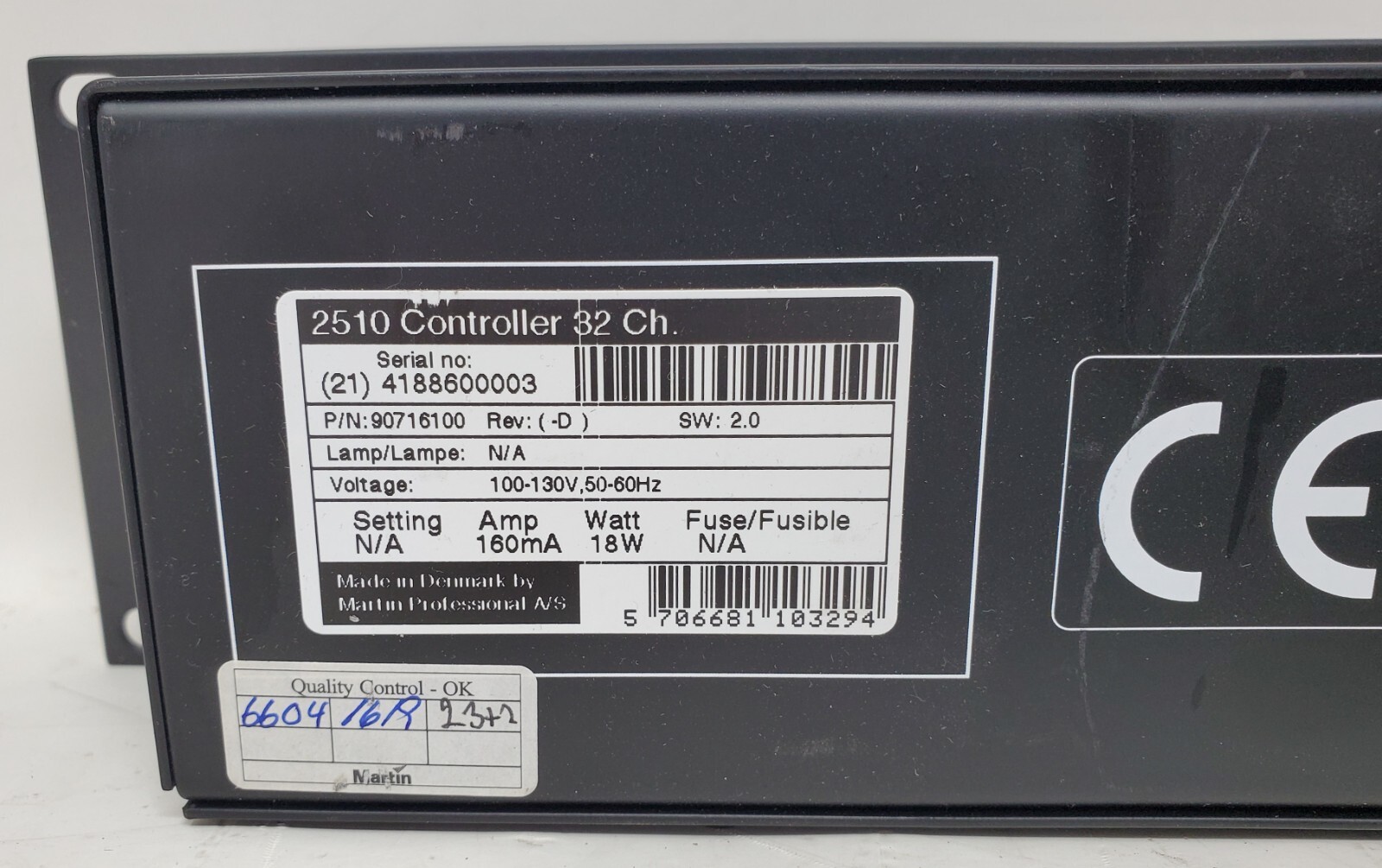 Martin 2510 32 Ch. Lighting Controller
