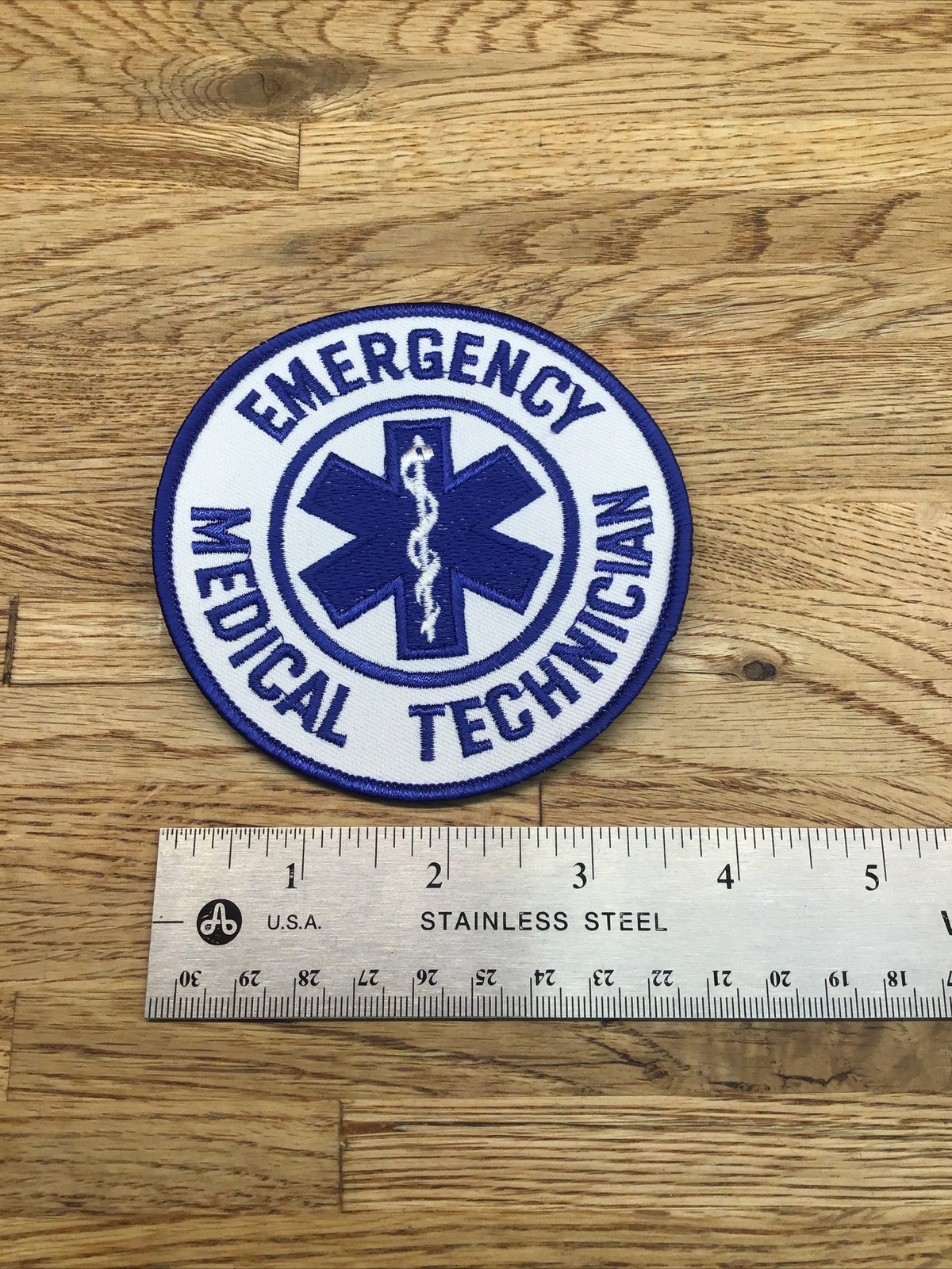 Emergency Medical Technician EMT 4” Patch SEW On New B-7