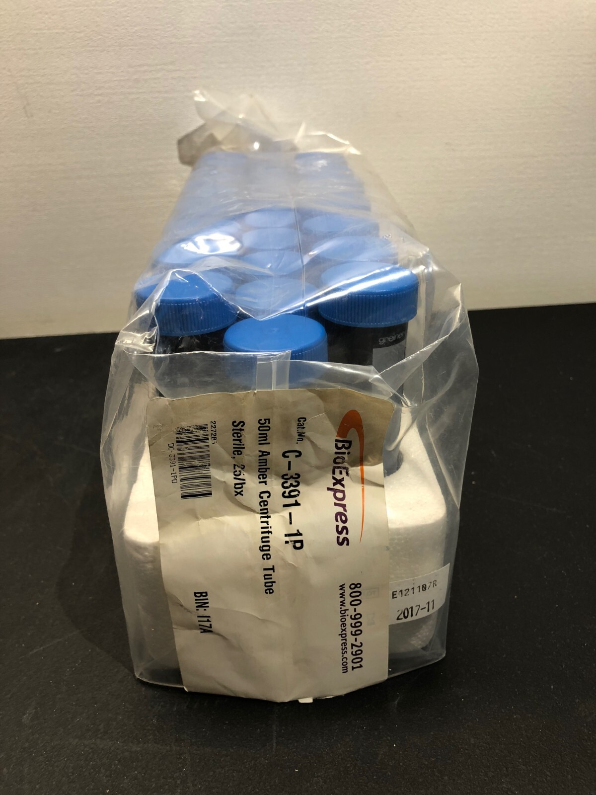 BioExpress C-3391-1P 50ml Amber Centrifuge Tube