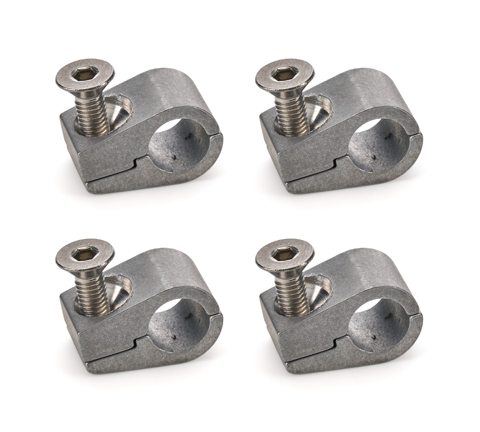 Billet Specialties Line Clamps 3/8in (4PK)