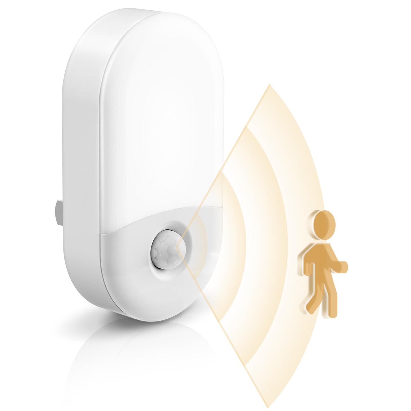 L LOHAS LED Motion Sensor Night Light, 2Pack, 2 PACKS, Soft White